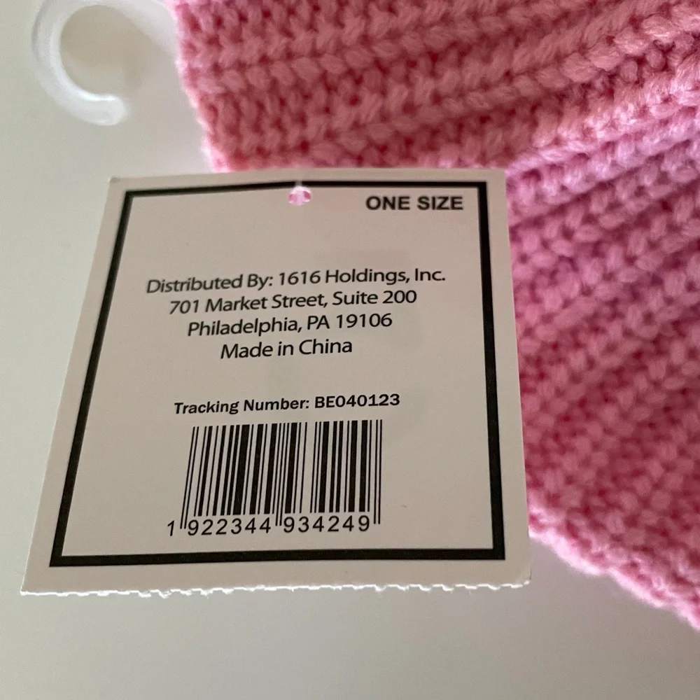 Knit Beret Knitted Pink